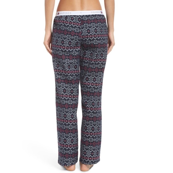 NEW Tommy Hilfiger Snowflake Pajama Pants Size Small - Picture 4 of 9